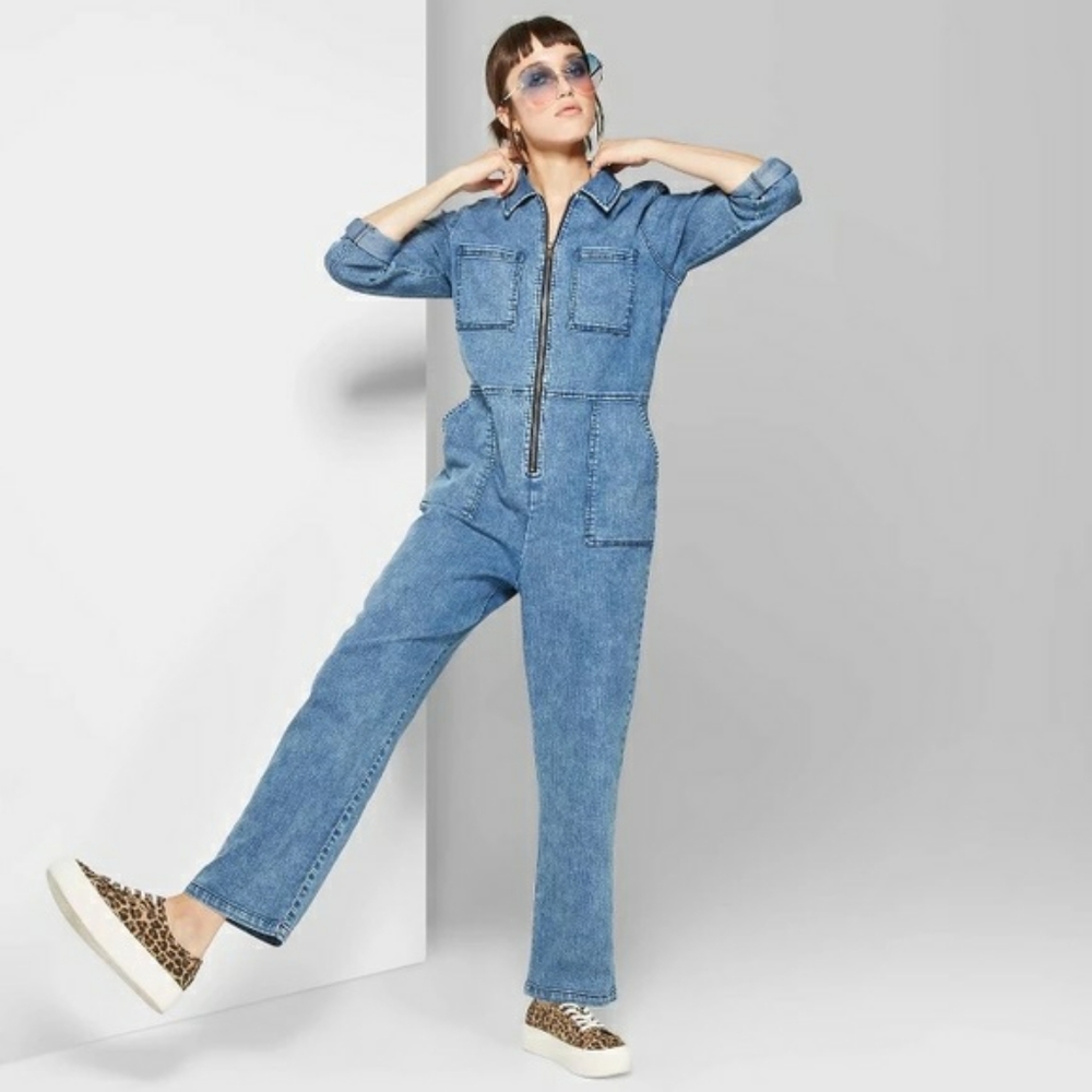 Wild Fable Jean Jumpsuit